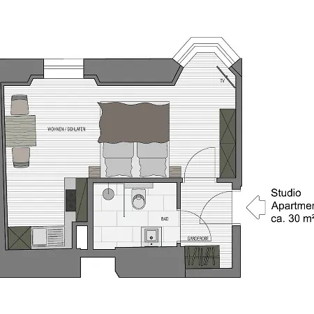 Appartement Basic Downtown